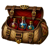 Opened Chessboard King's Duffel