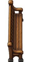 Town Vertical Bench Left // name